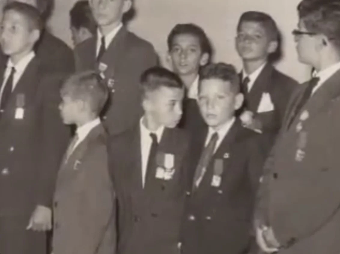Javier Gándara de niño